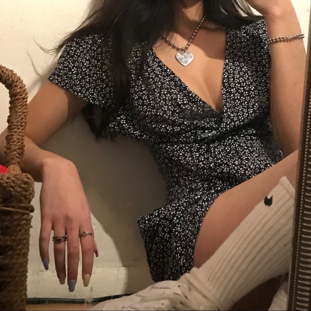 Brandy Melville Floral Romper
